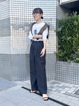 yamaguchiさん（レディース・163cm）の秋コーディネート