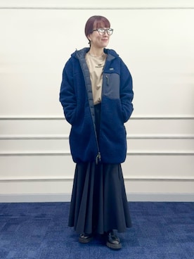 「NOLLEY’S（ノーリーズ）の【追加】《オールシーズン対応》ウォッシャブルヴィンテージタフタマチ入りマキシスカート（スカート）」を使った、yamaguchiさん（レディース・163cm）の夏コーディネート