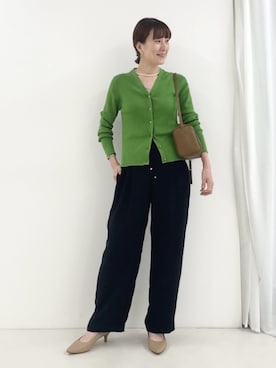 yamaguchiさん（骨格ナチュラル・レディース・163cm）の秋コーディネート