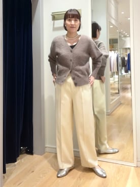 yamaguchiさん（レディース・163cm）の秋コーディネート