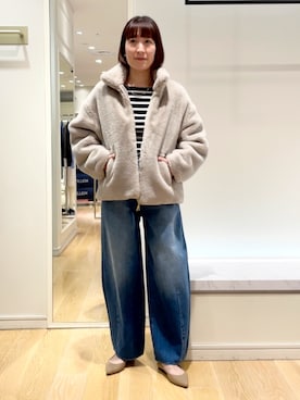 「NOLLEY’S Sophi（ノーリーズソフィ）のアイテム（ブルゾン）」を使った、yamaguchiさん（レディース・163cm）の秋コーディネート