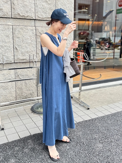 rimir リミル ロングワンピース ▫︎ロングワンピース color:white size:free . . . 柔らかくしなやか