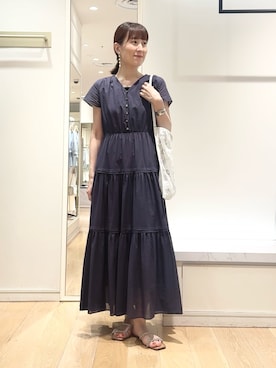 「grace grace （グラスグラス）のアイテム」を使った、yamaguchiさん（レディース・163cm）の夏コーディネート