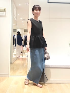 「LAURA DI MAGGIO（ローラディマッジオ）のアイテム」を使った、yamaguchiさん（レディース・163cm）の春コーディネート