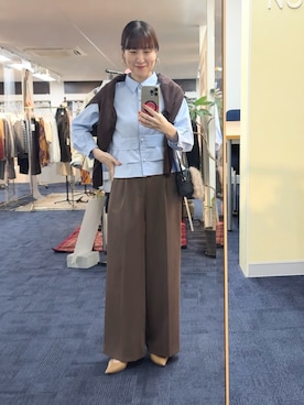 yamaguchiさん（レディース・163cm）の秋コーディネート