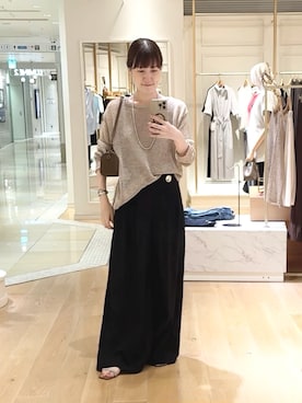 「grace grace （グラスグラス）のアイテム」を使った、yamaguchiさん（レディース・163cm）の夏コーディネート