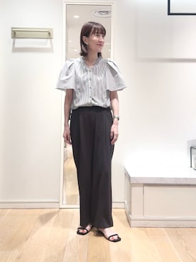 yamaguchiさん（レディース・163cm）の夏コーディネート
