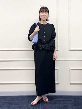 「NOLLEY’S（ノーリーズ）のアイテム」を使った、yamaguchiさん（レディース・163cm）の春コーディネート