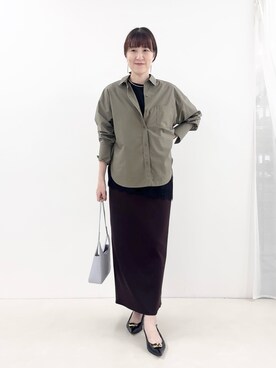 「NOLLEY’S（ノーリーズ）のアイテム」を使った、yamaguchiさん（レディース・163cm）の秋コーディネート