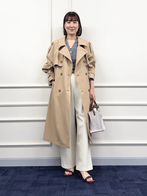 NOLLEY'S（ノーリーズ） トレンチコート コート NMPウォッシャブル