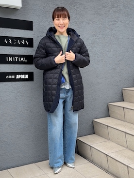 「アイテム（ソックス/靴下）」を使った、yamaguchiさん（レディース・163cm）の秋コーディネート