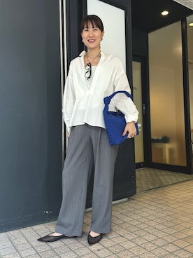 「アイテム（チャーム、ピンク系）」を使った、yamaguchiさん（レディース・163cm）の秋コーディネート