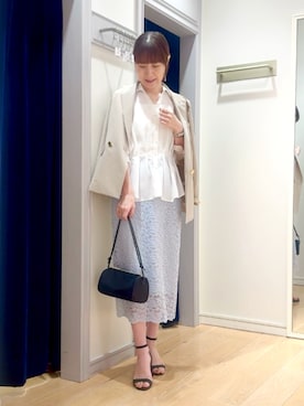 「grace grace （グラスグラス）のアイテム」を使った、yamaguchiさん（レディース・163cm）の春コーディネート