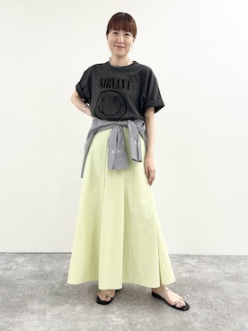 「NOLLEY’S Sophi（ノーリーズソフィ）のアイテム」を使った、yamaguchiさん（骨格ナチュラル・レディース・163cm）の夏コーディネート