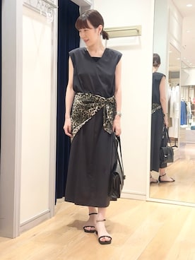 「grace grace （グラスグラス）のアイテム」を使った、yamaguchiさん（レディース・163cm）の夏コーディネート