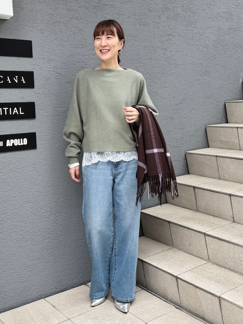 NOLLEY'S ウォッシャブル裾レース2WAYオトナサテンブラウス NOLLEY'S ブラウス シャツ ウォッシャブル裾レース2WAYオトナサテン