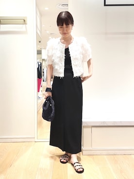 「NOLLEY’S Sophi（ノーリーズソフィ）のアイテム（アクセサリー）」を使った、yamaguchiさん（レディース・163cm）の春コーディネート
