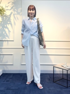 「grace grace （グラスグラス）のアイテム（バッグ）」を使った、yamaguchiさん（レディース・163cm）の春コーディネート