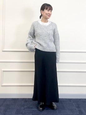「マイベストコーデ2023」｜「アイテム（ブーツ）」を使った、yamaguchiさん（レディース・163cm）の冬コーディネート