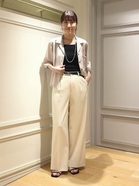 yamaguchiさん（レディース・163cm）の夏コーディネート
