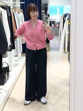 「アイテム（タンクトップ）」を使った、yamaguchiさん（骨格ナチュラル・レディース・163cm）の秋コーディネート