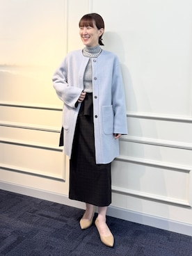 「アイテム（その他トップス）」を使った、yamaguchiさん（レディース・163cm）の秋コーディネート