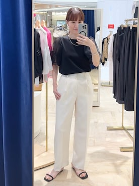 「NOLLEY’S（ノーリーズ）のアイテム」を使った、yamaguchiさん（骨格ナチュラル・レディース・163cm）の夏コーディネート