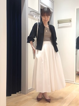 「grace grace （グラスグラス）のアイテム」を使った、yamaguchiさん（レディース・163cm）の春コーディネート