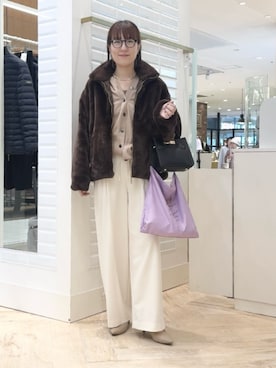 yamaguchiさん（レディース・163cm）の秋コーディネート