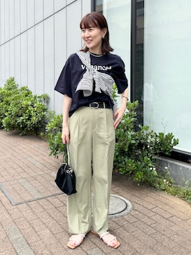 「NOLLEY’S Sophi（ノーリーズソフィ）のアイテム」を使った、yamaguchiさん（骨格ナチュラル・レディース・163cm）の夏コーディネート