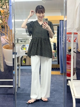 「grace grace （グラスグラス）のアイテム」を使った、yamaguchiさん（レディース・163cm）の夏コーディネート