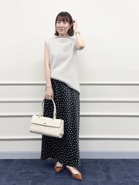 「NOLLEY’S（ノーリーズ）のアイテム」を使った、yamaguchiさん（レディース・163cm）の秋コーディネート