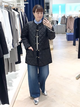 「キルティングコート」｜yamaguchiさん（レディース・163cm）の秋コーディネート