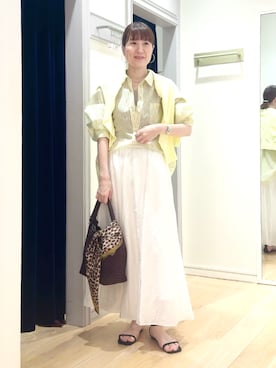 「grace grace （グラスグラス）のアイテム」を使った、yamaguchiさん（レディース・163cm）の春コーディネート