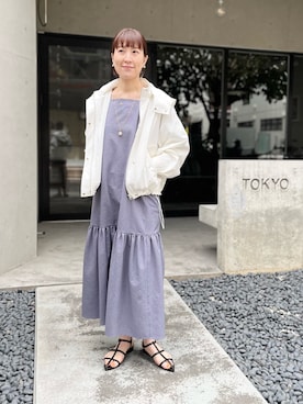 「NOLLEY’S Sophi（ノーリーズソフィ）のアイテム（マウンテンパーカー）」を使った、yamaguchiさん（レディース・163cm）の冬コーディネート