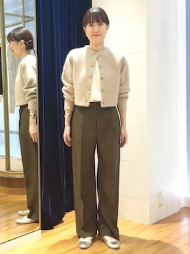 yamaguchiさん（レディース・163cm）の秋コーディネート