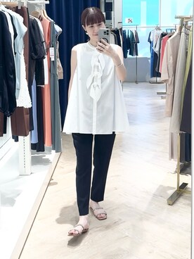 yamaguchiさん（レディース・163cm）の夏コーディネート