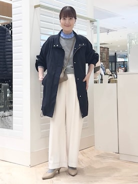 「プリーツ」｜yamaguchiさん（レディース・163cm）の秋コーディネート