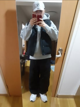 「アイテム（帽子）」を使った、tarohan8さん（メンズ・172cm・40代）の春コーディネート