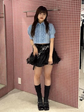 「jouetie（ジュエティ）のアイテム」を使った、MOMOKAさん（レディース・160cm）の夏コーディネート