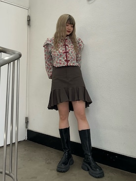 MOMOKAさん（レディース・160cm）の冬コーディネート