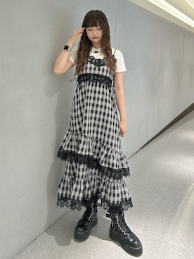 「jouetie（ジュエティ）のアイテム」を使った、MOMOKAさん（レディース・160cm）の夏コーディネート