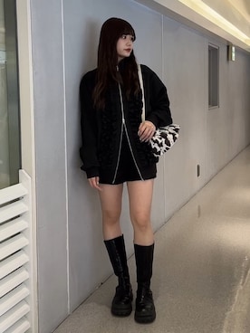 MOMOKAさん（レディース・160cm）の冬コーディネート