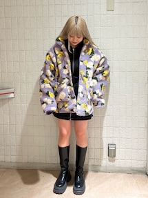 新品✨ PARTY フロントZIP配色ミニワンピース WZIPニットワンピース|ems excite | RETRO GIRL ONLINE STORE