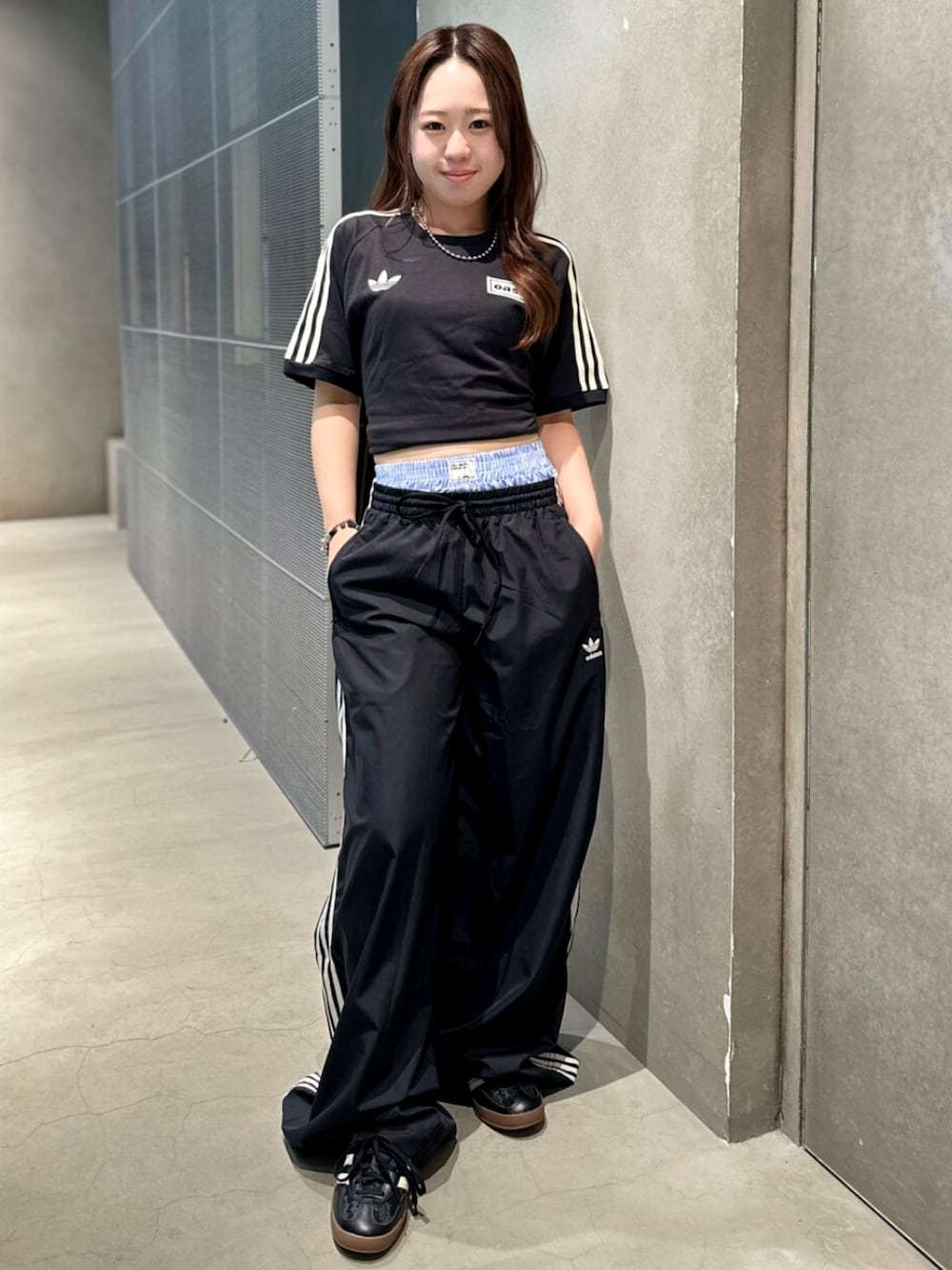 ファイヤーバード オーバーサイズド トラックパンツ、adidas