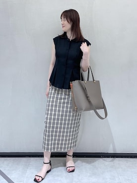 sahoさん（レディース・165cm）の春コーディネート