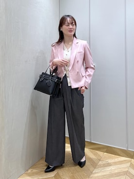 「ROPE'（ロペ）のアイテム」を使った、sahoさん（レディース・165cm）の春コーディネート