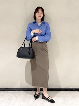 「E'POR（エポール）のアイテム」を使った、sahoさん（レディース・165cm）の秋コーディネート
