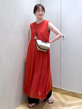 「ROPE'（ロペ）のアイテム」を使った、sahoさん（レディース・165cm）の春コーディネート
