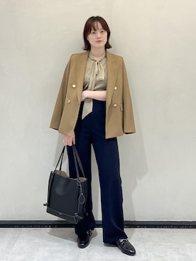 「ROPE'（ロペ）のアイテム」を使った、sahoさん（レディース・165cm）の秋コーディネート